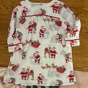 Festive Santa Toddler Nightgown